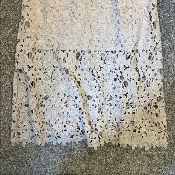 Express Women's Pink Floral Lace Midi Dress Sleeveless Size M - Medium - NWT$118 - Picture 5 of 16